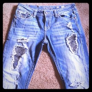 💎💎Bedazzled miss me jeans....💎💎